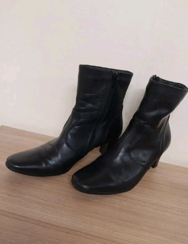 여성 마나스 (이태리) 천연가죽 앵클부츠 (38 / 240) 이미지