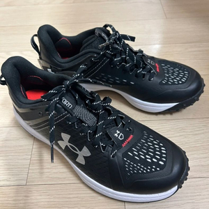 언더아머 야구화 검정색 포인트화 245