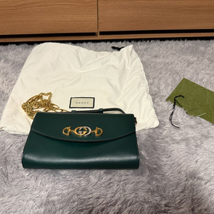 구찌 주미 스몰 백 다크 그린