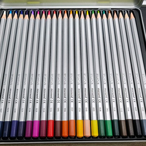 (새제품) 모나미 바우하우스 24색 색연필