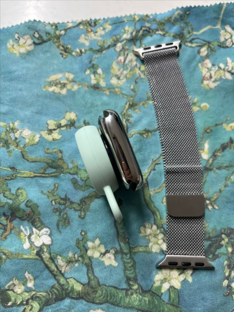 애플워치8스테인리스 41mm 실버--3