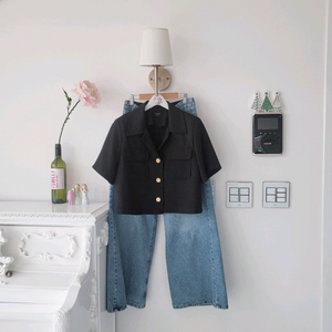 블랙 트위드자켓ㆍ예쁜 청바지(반택포)