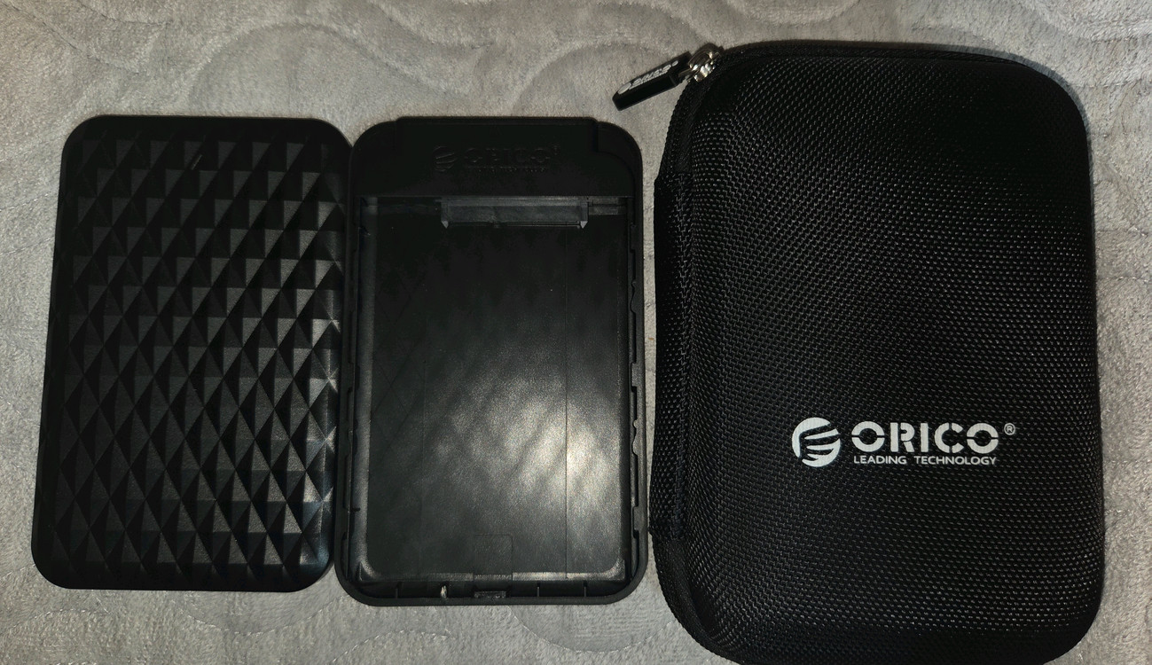 마이크론 MX500 1테라(SATA SSD) + 외장 케이스 파우치--2