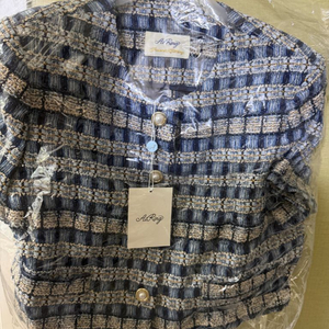 아이링마켓 반팔 트위드 M 새상품