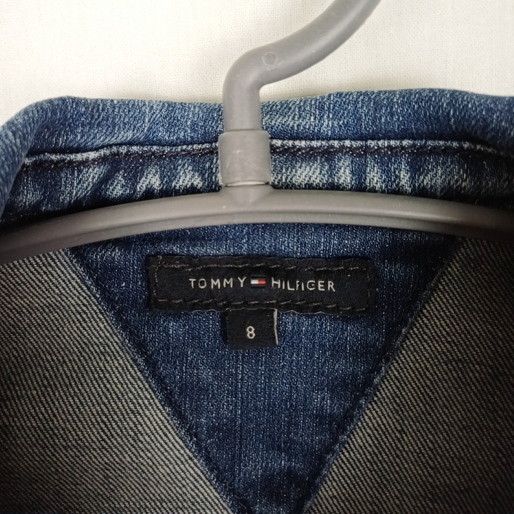 타미힐피거/스판 청자켓 점퍼 아동8 128 130/라덴--3