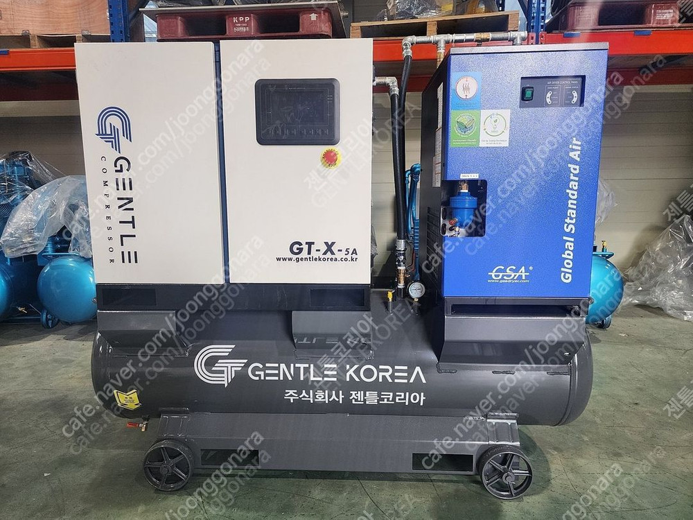 리퍼-5마력 500리터 콤프레샤 세트 오일프리(스크롤)--0