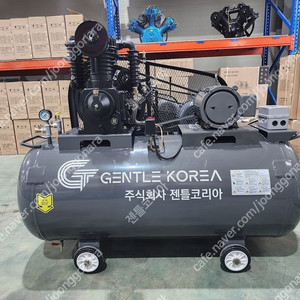 중고 중고압 5마력 400리터 콤프레샤 카센타 정비소용