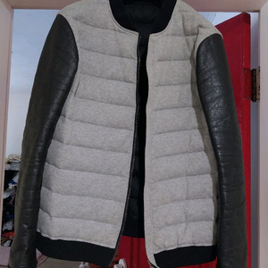 발렌티노 남성 팔가죽 패딩자켓 L