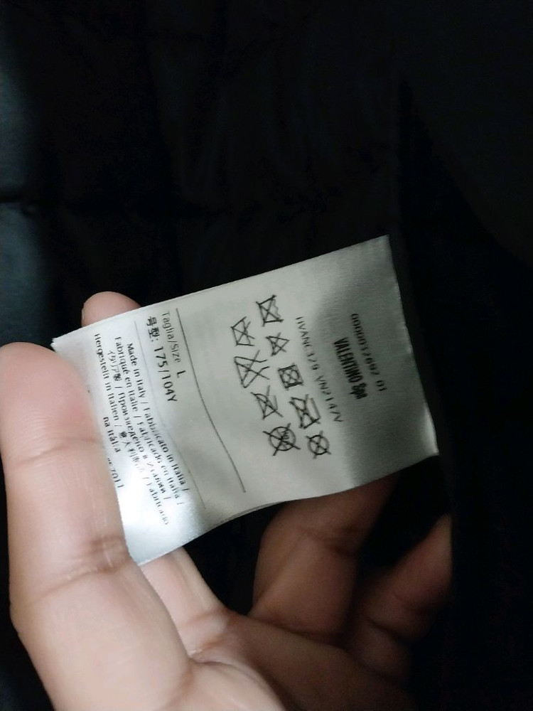 발렌티노 남성 팔가죽 패딩자켓 L--5