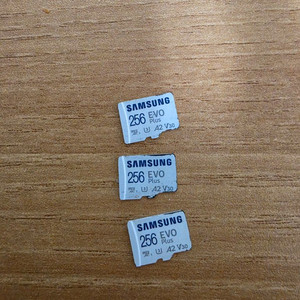 삼성 evo 256GB MicroSD 3개