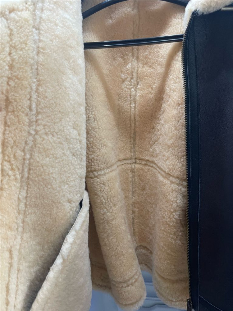 천연가죽 양가죽 양털 무스탕--1