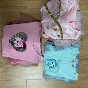 여아 130-140사이즈 쥬쥬,티니핑 공주 원피스 일괄