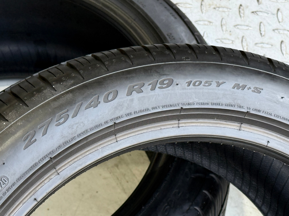 2754019 피렐리타이어 피제로올시즌 중고타이어 275 40 19 피렐리 ㅡ 남양주 구리 하남--3