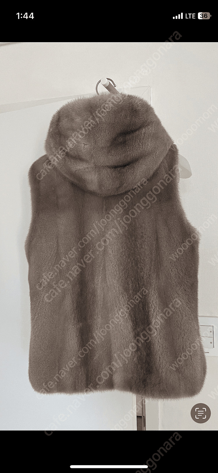 밍크 조끼 밍크 베스트 후드 밍크 밍크 코트 이미지