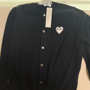 꼼데가르송 가디건 블랙 여성 L 새상품