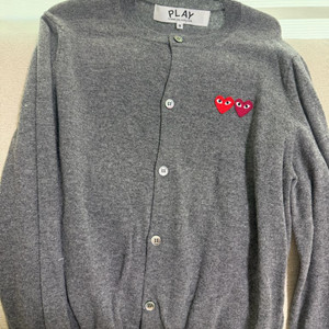 꼼데가르송 가디건 그레이 공용 M 새상품