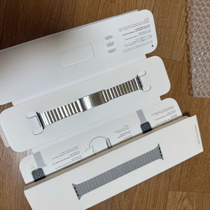 애플워치 44/45/46/49 링크브레이슬릿 실버