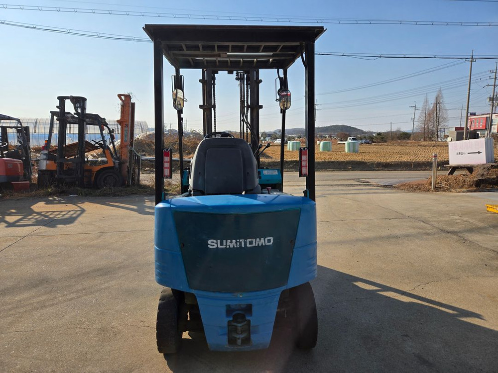 [지게차 특가판매] 스미토모 1.5톤 좌승식 전동지게차 사이드쉬프트--5