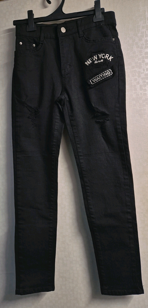 데미지 청바지 (대략 25사이즈)--1