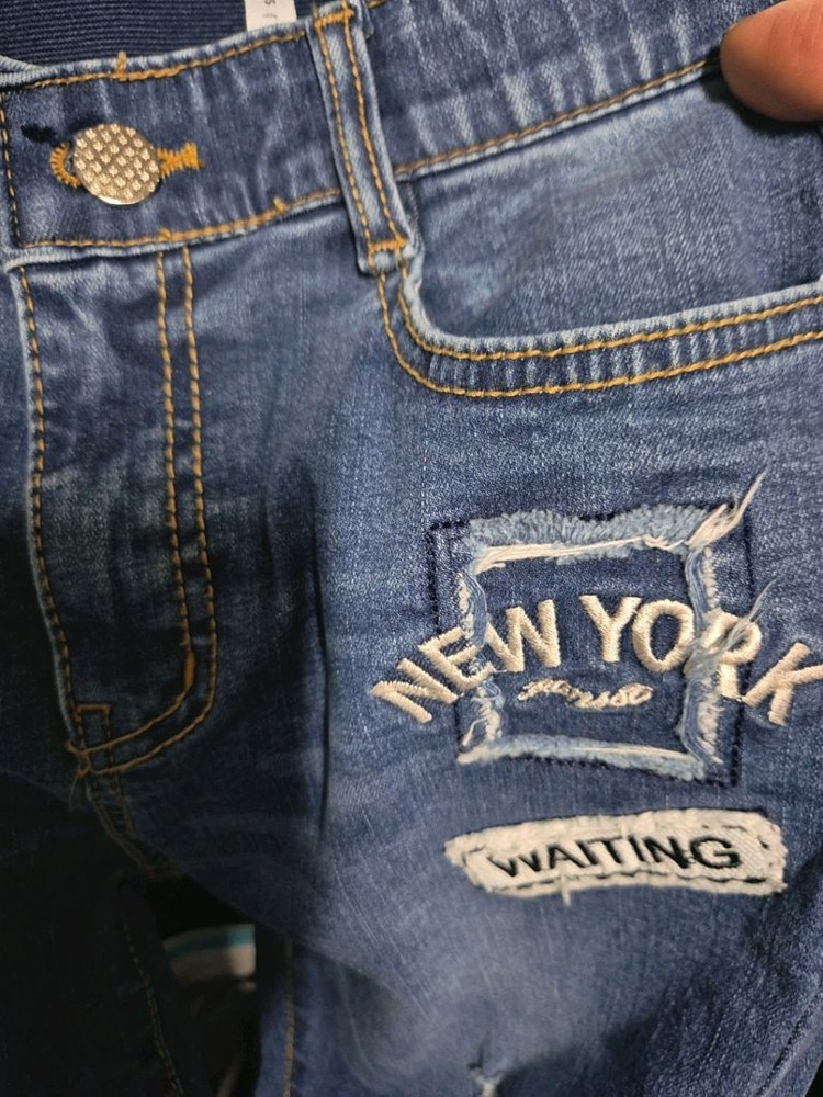 데미지 청바지 (대략 25사이즈)--2