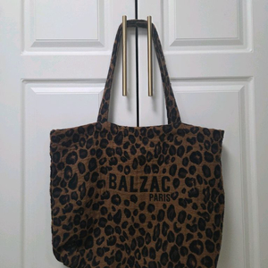 발자크 에코백 호피브라운 이미지