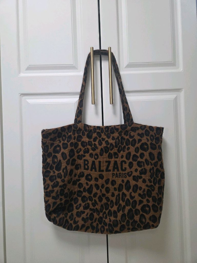 발자크 에코백 호피브라운 이미지