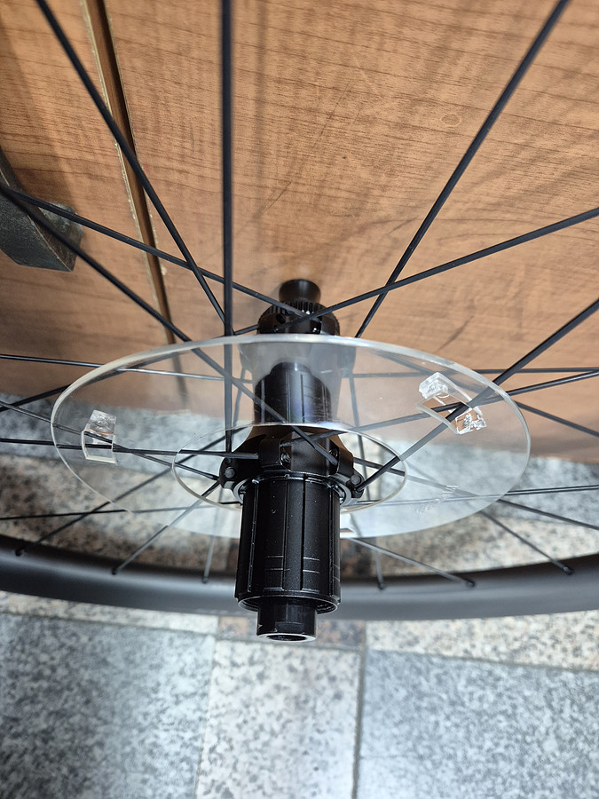 *미사용*싱크로스 캐피탈1.0 에어로 60mm 카본 디스크 휠셋--2