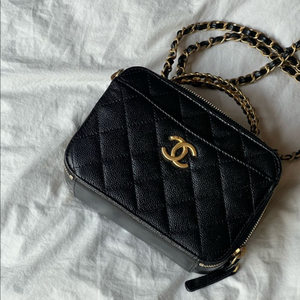 샤넬 탑핸들 베니티 케이스 코스메틱백(네고가능) 이미지