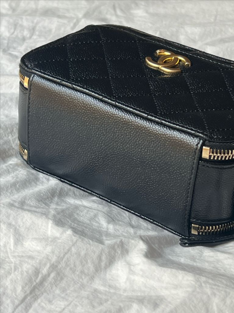 샤넬 탑핸들 베니티 케이스 코스메틱백(네고가능) 이미지