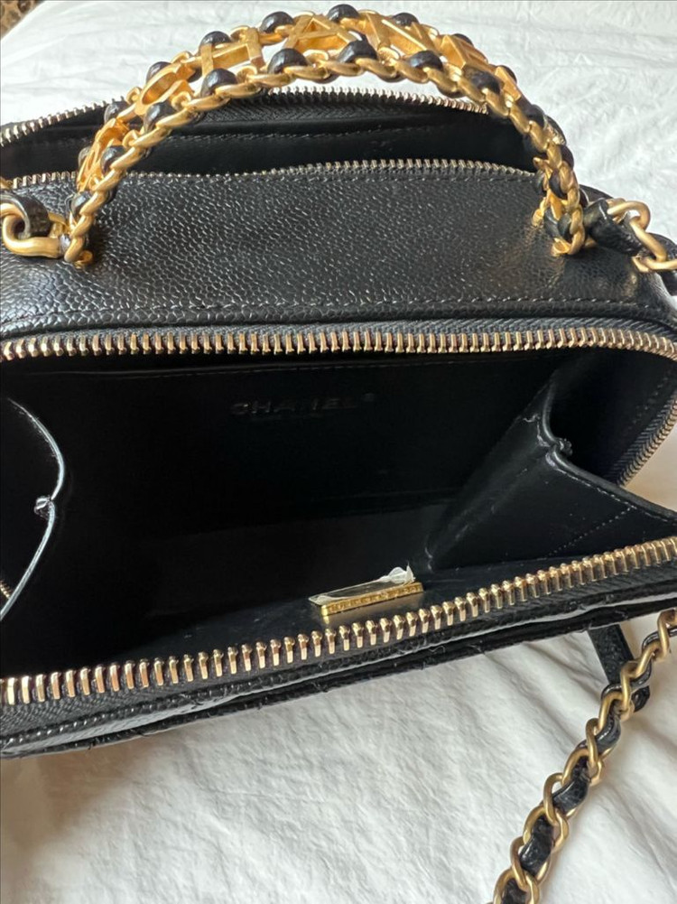 샤넬 탑핸들 베니티 케이스 코스메틱백(네고가능) 이미지