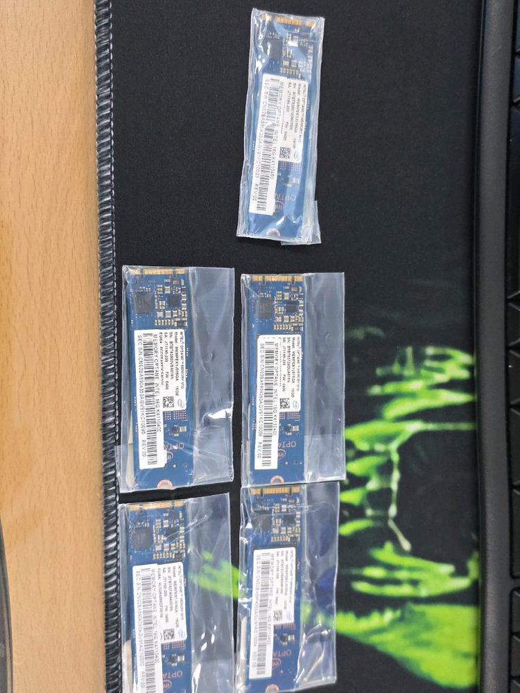 옵테인 메모리 16gb 5개 5만원--1