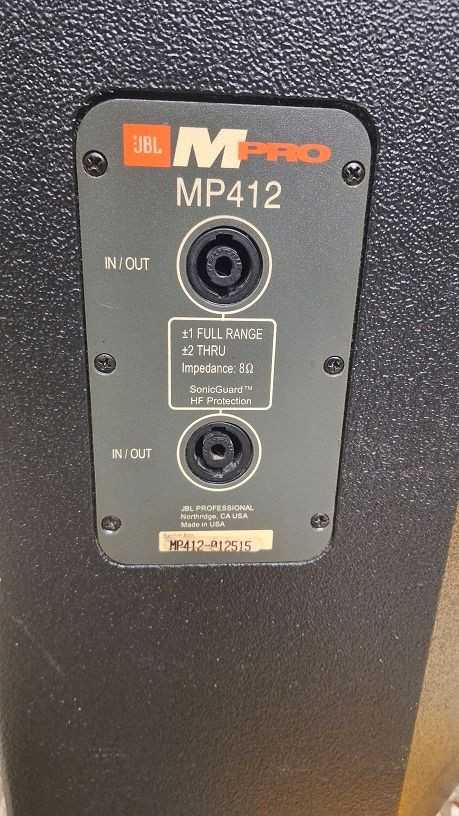 Jbl mp412 스피커 1통 350w--3