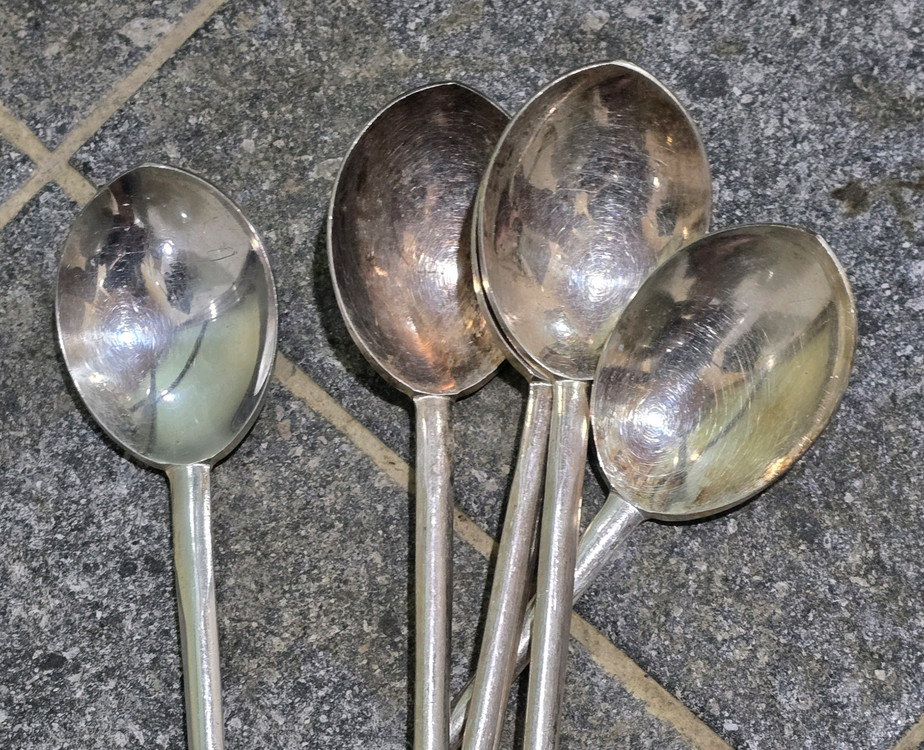 한일백동실버 은수저--3