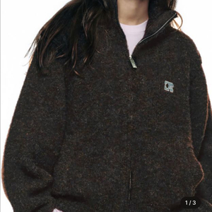 (새상품) 센트로 니트 집업 브라운 CENTAUR CALMING KNIT ZIP-UP_BROWN 이미지