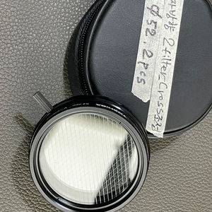 Cross Screen 필터 2개 세트 52mm_1자로 퍼지는 빛 번짐 필터 2개