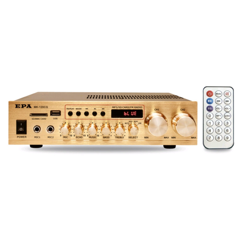 EPA MK-120CG 2채널 200w 앰프 (카페,강의,학원)--4