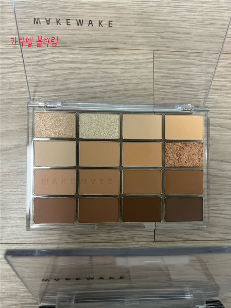 [새상품] 웨이크메이크 코코아,블랙허쉬,카라멜,미스틱라벤더블러링 팔레트--3