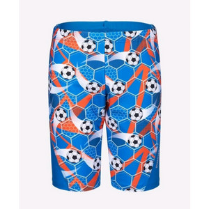 축구 패턴 남아 수영복 4부 반바지 새상품 90 사이즈 이미지