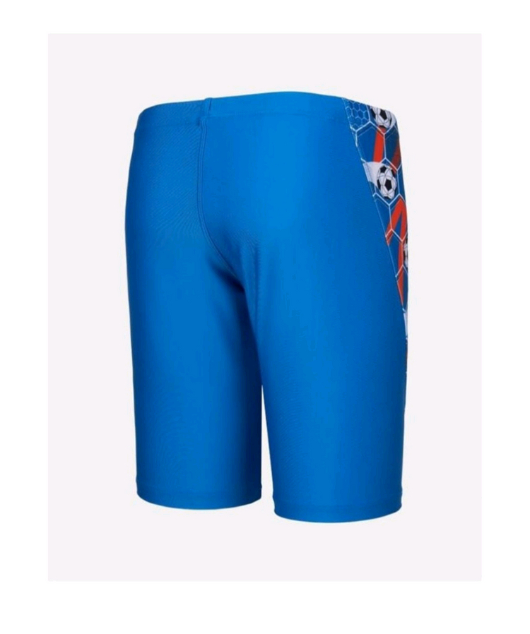 축구 패턴 남아 수영복 4부 반바지 새상품 90 사이즈 이미지