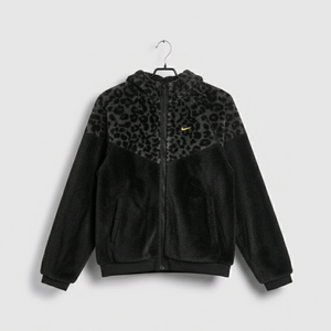 키즈 나이키 레오파드 퍼 후드 자켓.12~13세