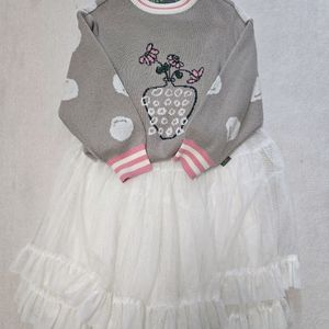 플라잉페페 여아 니트 +스커트