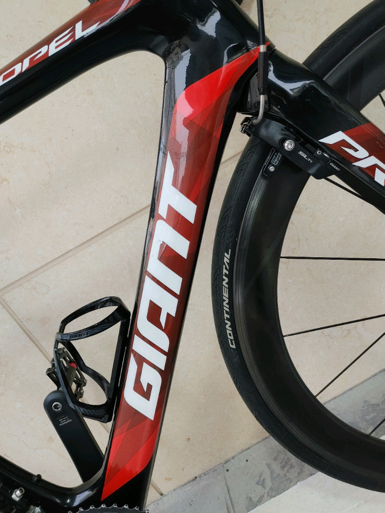 상태좋은 18년 자이언트 프로펠 어드밴스1 프로 울테그라 카본휠셋 로드자전거 m사이즈--2