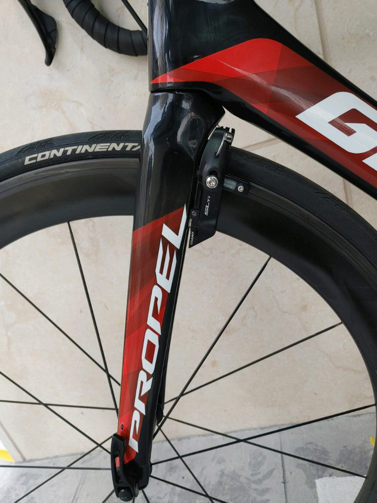 상태좋은 18년 자이언트 프로펠 어드밴스1 프로 울테그라 카본휠셋 로드자전거 m사이즈--8