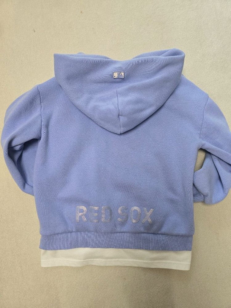 mlb키즈 기모 후드티+기모레깅스--2