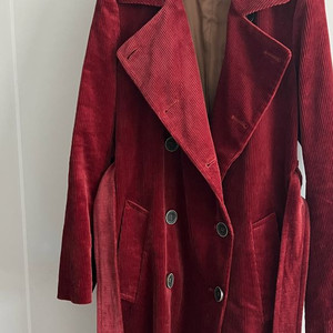 미사용 새제품 글로버올 코듀로이 코트 트렌치 풀렝스 xsMade in England. 하이엔드 이미지