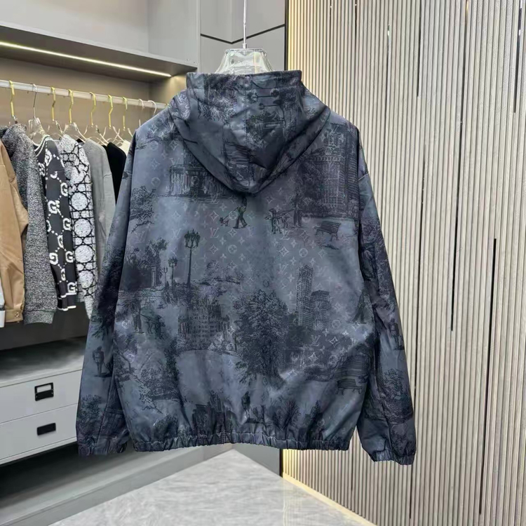 [루이;비통] 새상품 / 바람막이 점퍼 / 약 110 사이즈 오버핏--1