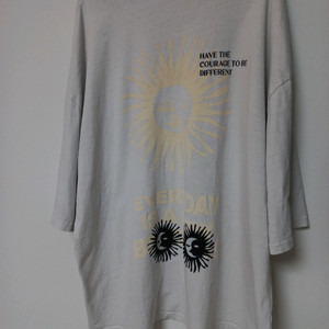 자라 그래픽 워싱티셔츠(라지사이즈)