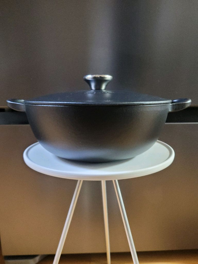 르쿠르제 꼬꼬데 무쇠 주물냄비+스티머~22cm--1