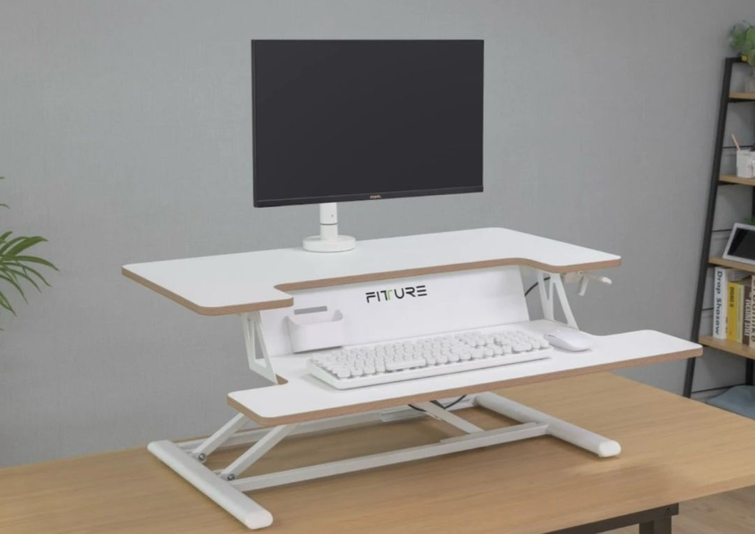 핏쳐 수동식 높이조절 스탠딩 데스크 이미지