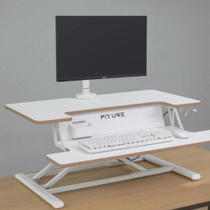 핏쳐 수동식 높이조절 스탠딩 데스크 이미지